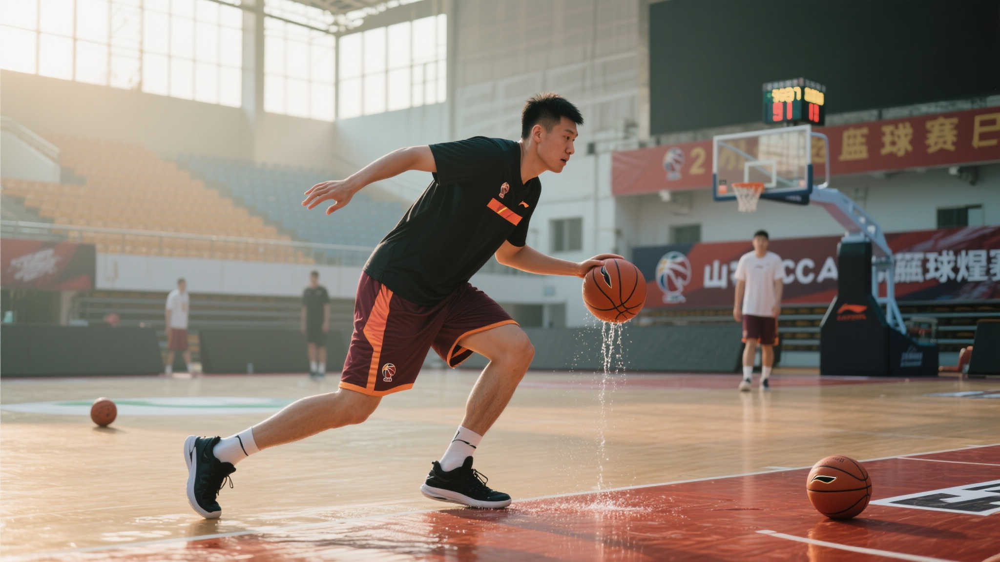 邱彪分享山东队晨训瞬间:520用心启程,成就未来 邱彪分享山东队晨训瞬间:520用心启程,成就未来